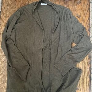Olive Green Sweater/Cardigan/Shrug